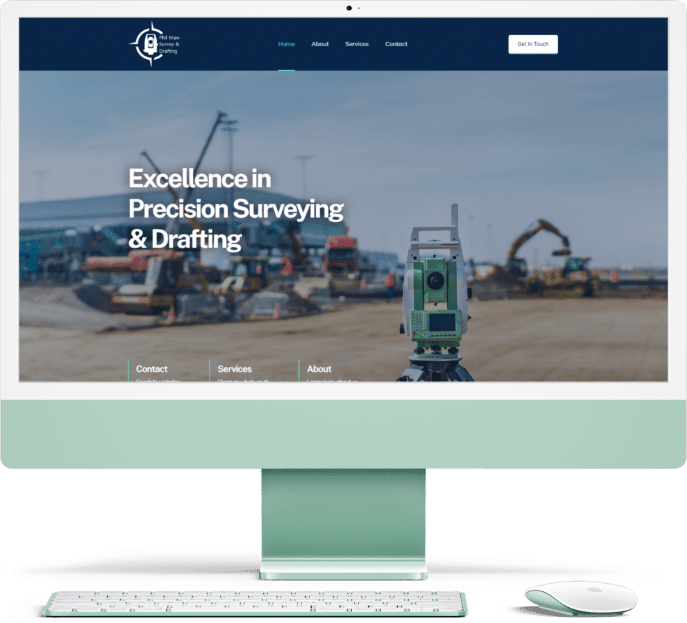 Phil Maw Survey & Drafting Website Design Mildura